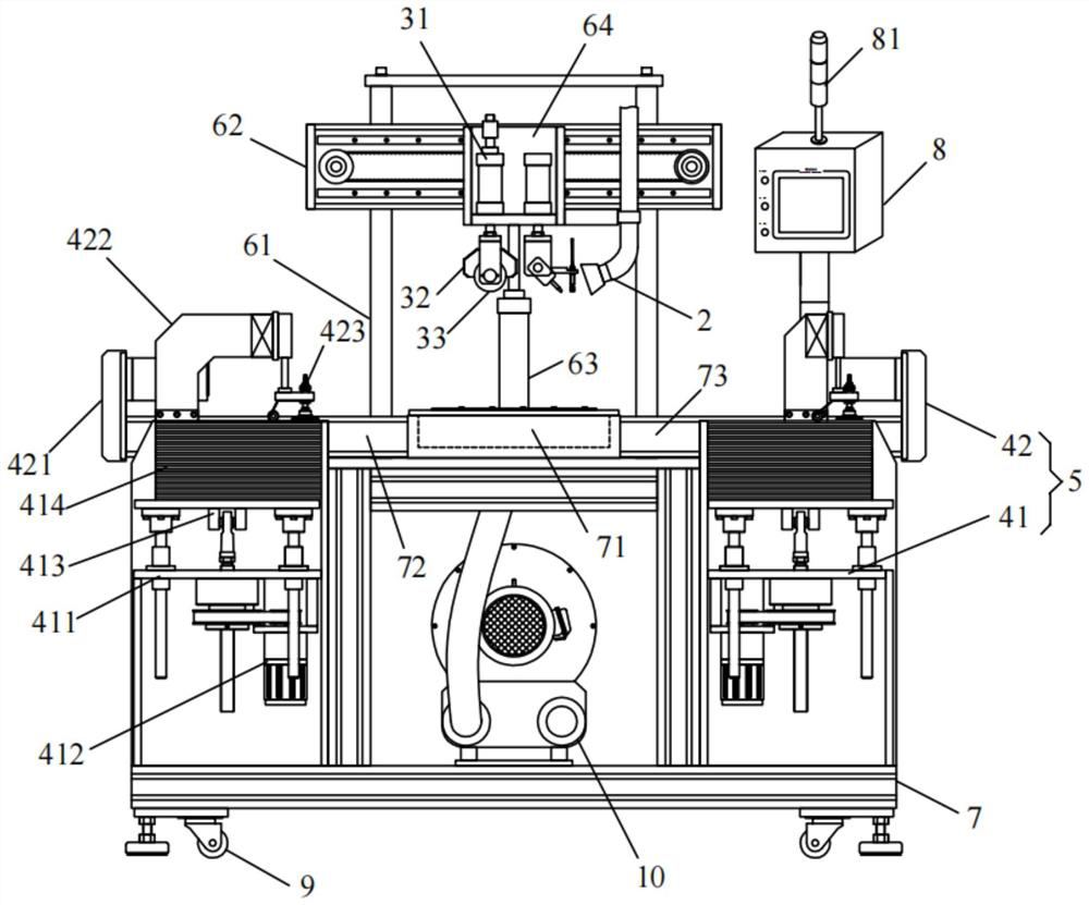 Automatic film tearing machine