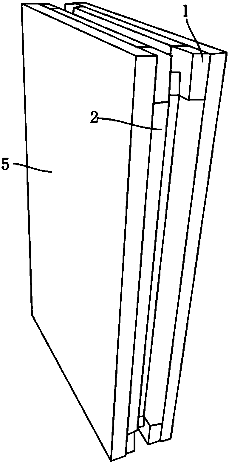 Assembled green thermal-insulation quakeproof wall and preparation method thereof