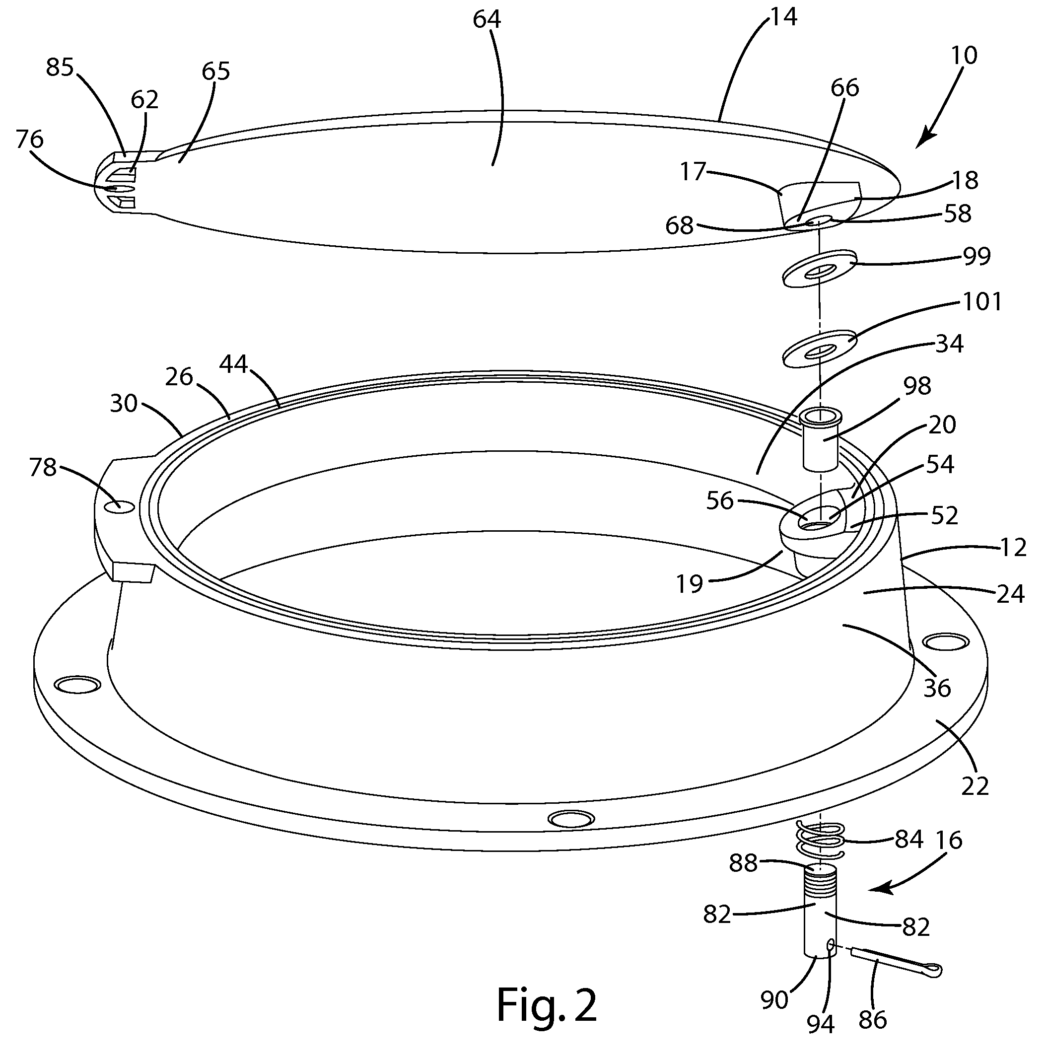 Swing-out manhole cover