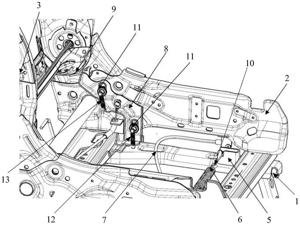 Automobile seat backrest graded adjusting structure and automobile