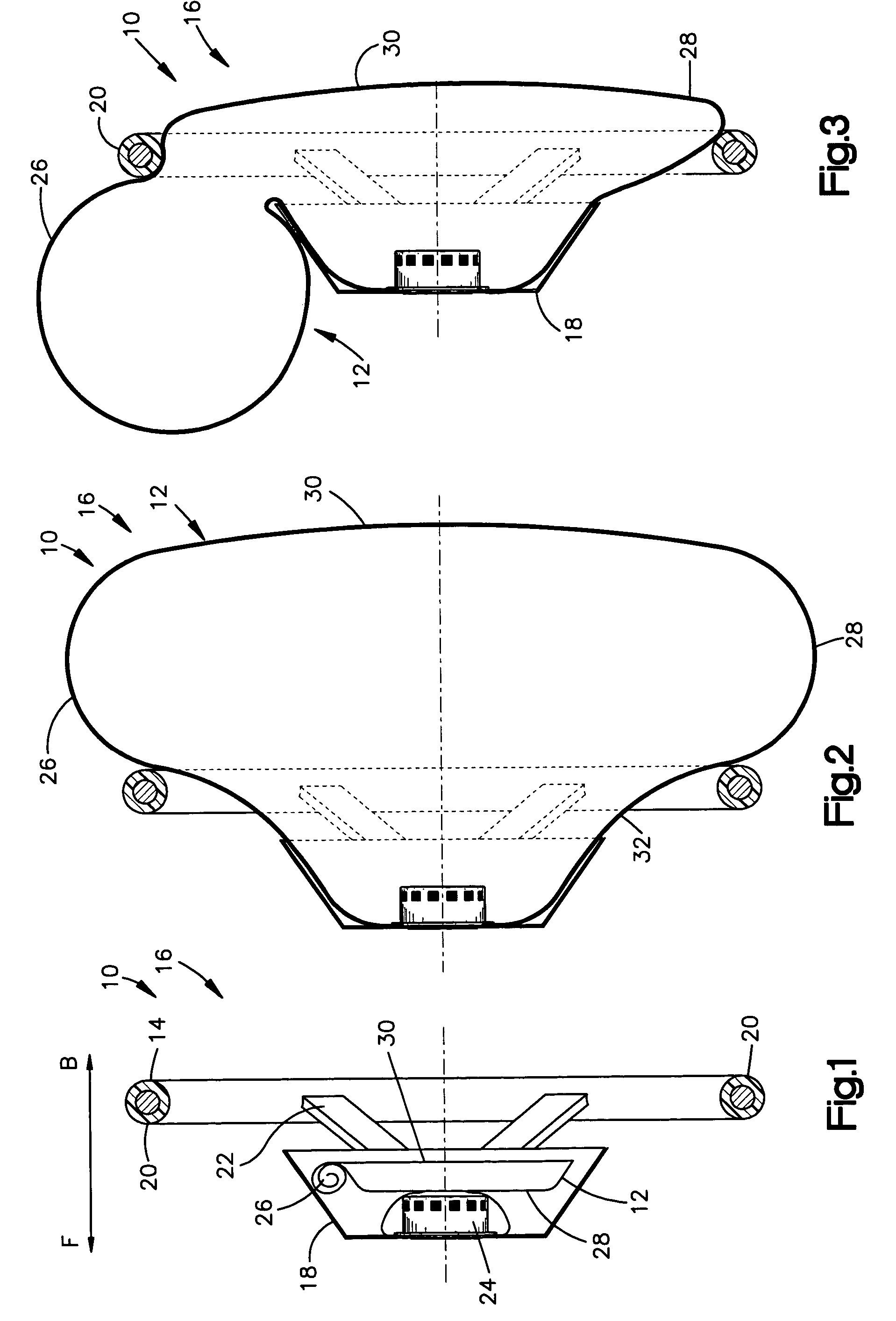 Air bag and a method of folding the air bag