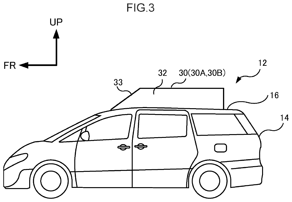 Autonomous driving module mounting structure