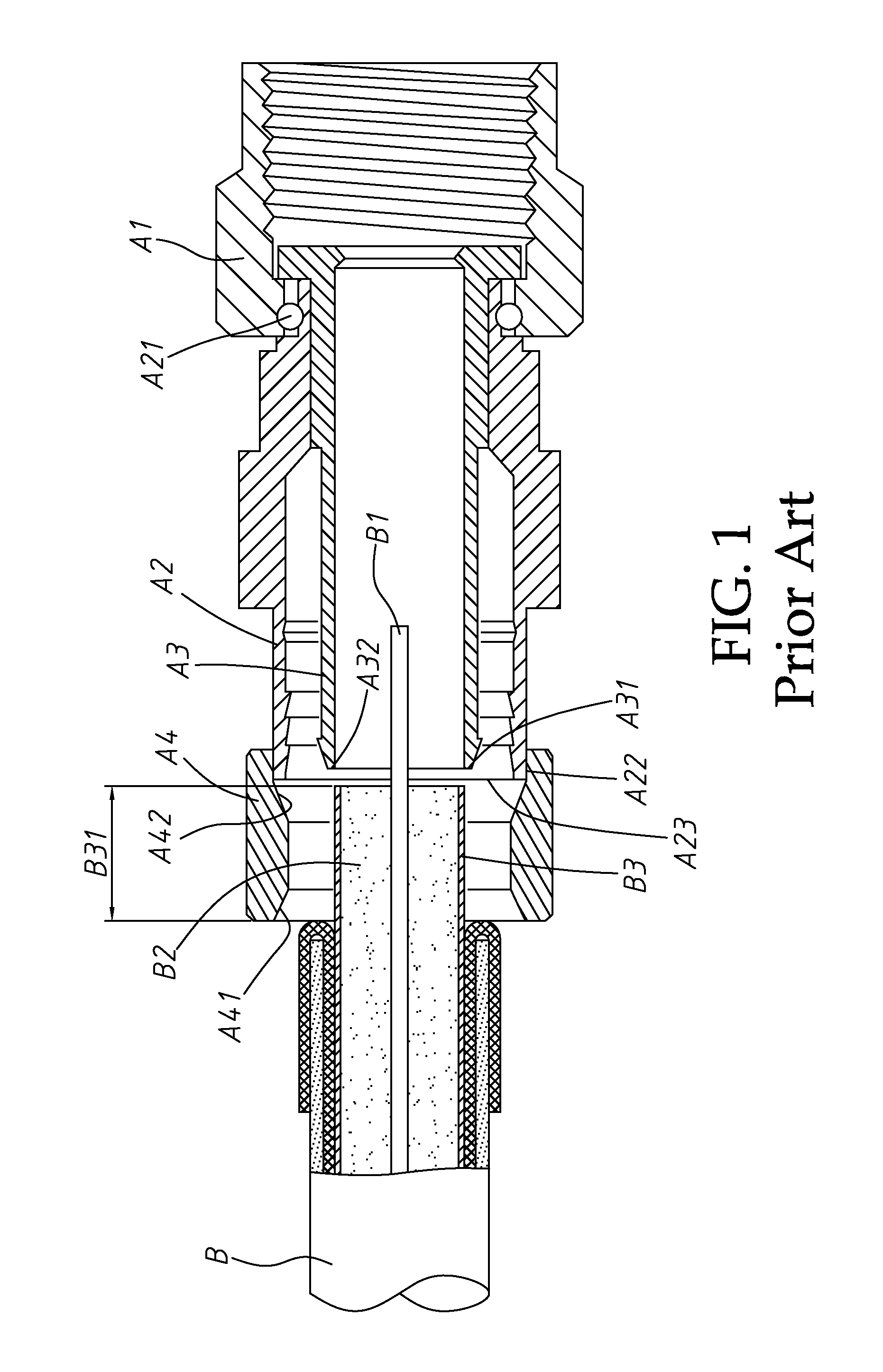 Coaxial cable connector