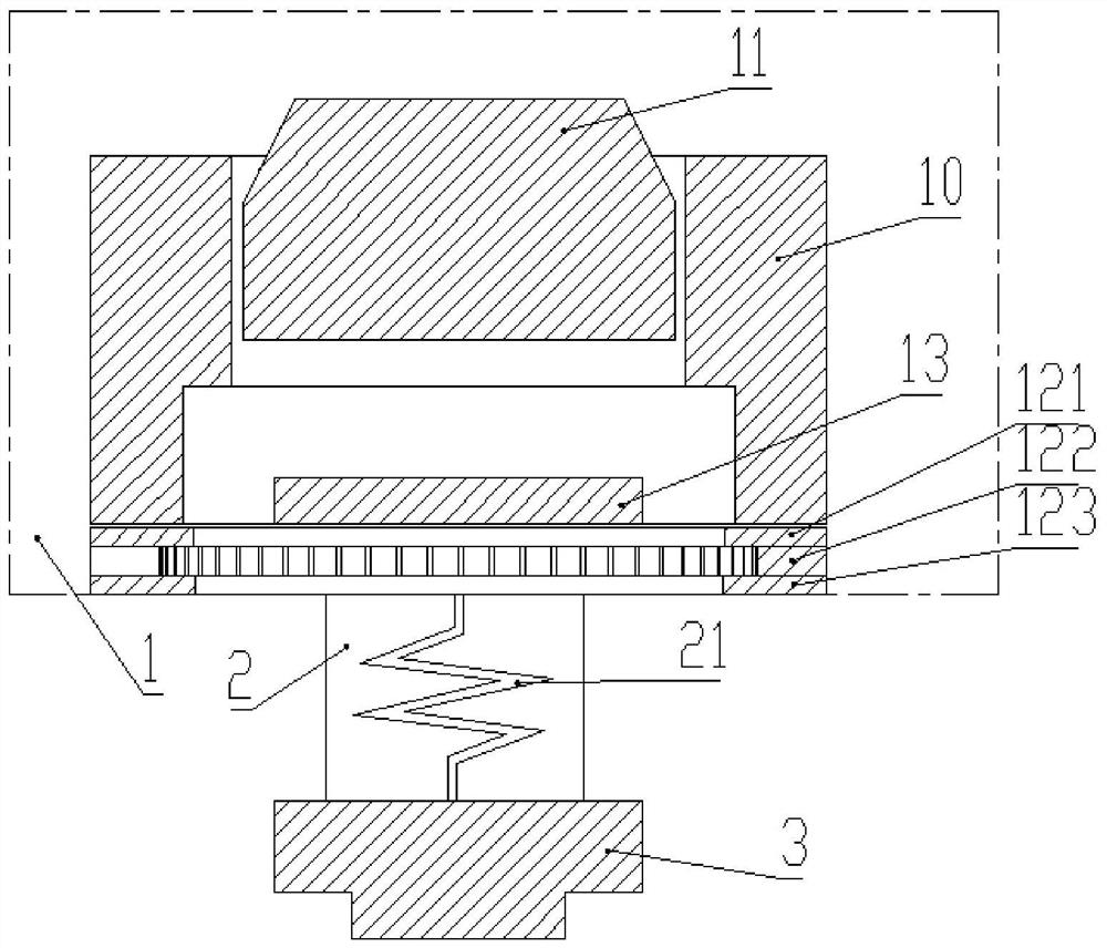 Camera module structure and electronic equipment