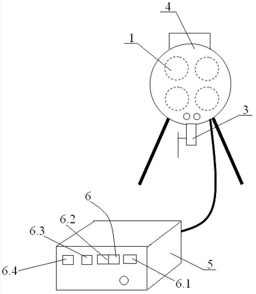 Ultrasonic treatment method and device of oil field sand-containing oil sludge