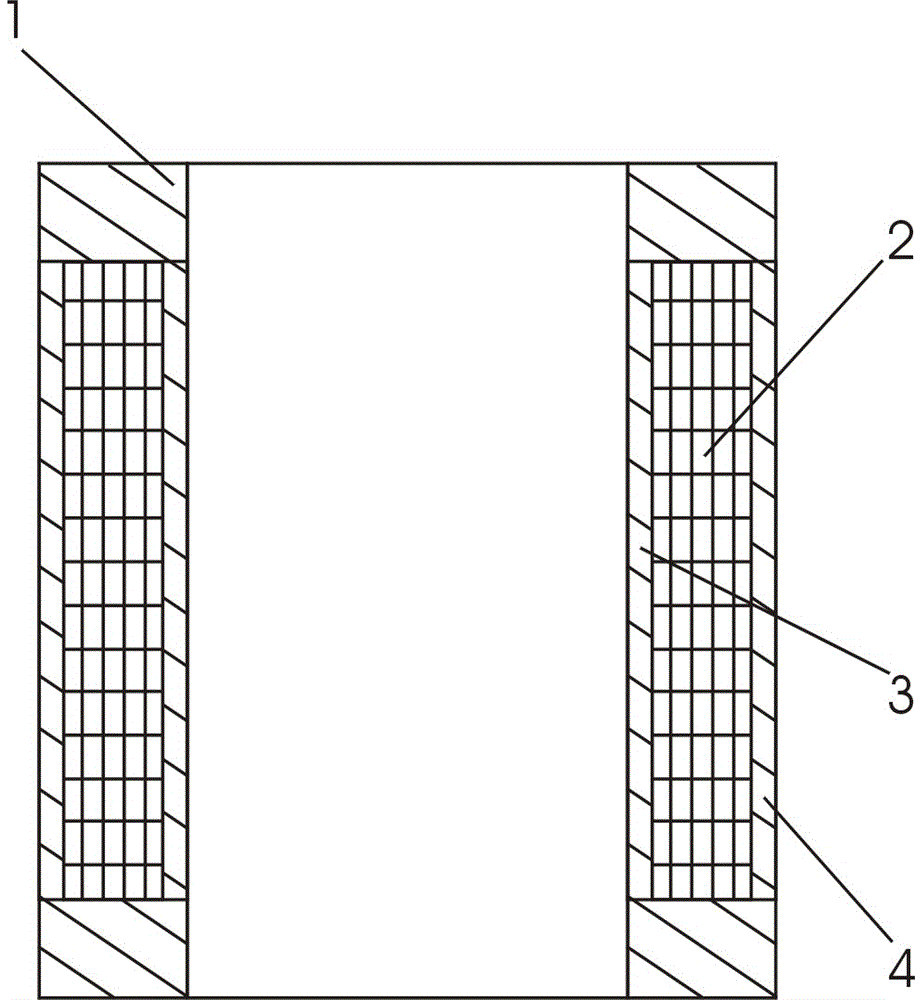 Resin insulated dry-type oblong pancake coil and its winding method