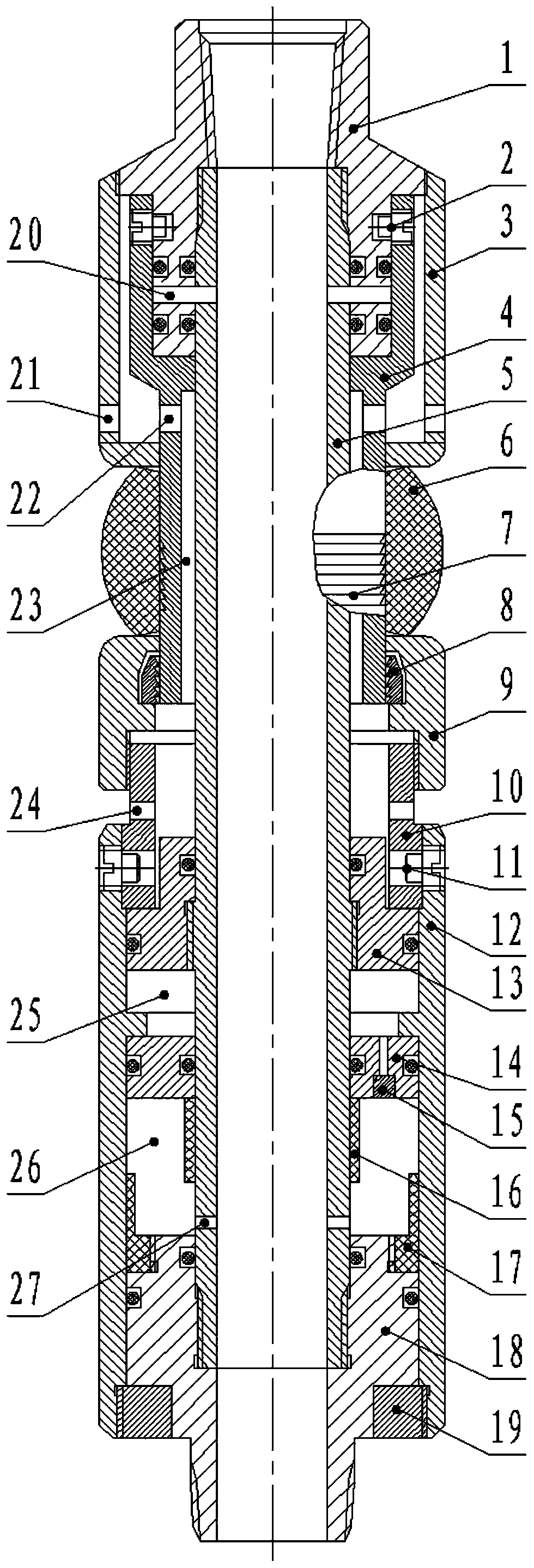 Self-expanding automatic oil drain device