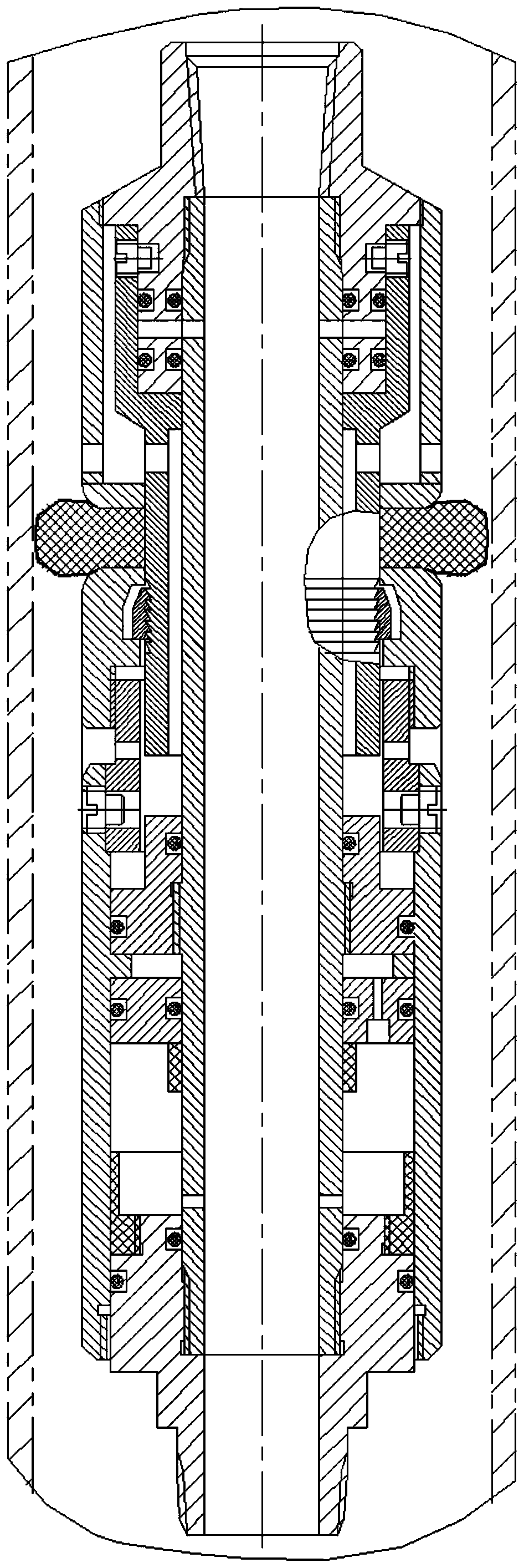 Self-expanding automatic oil drain device