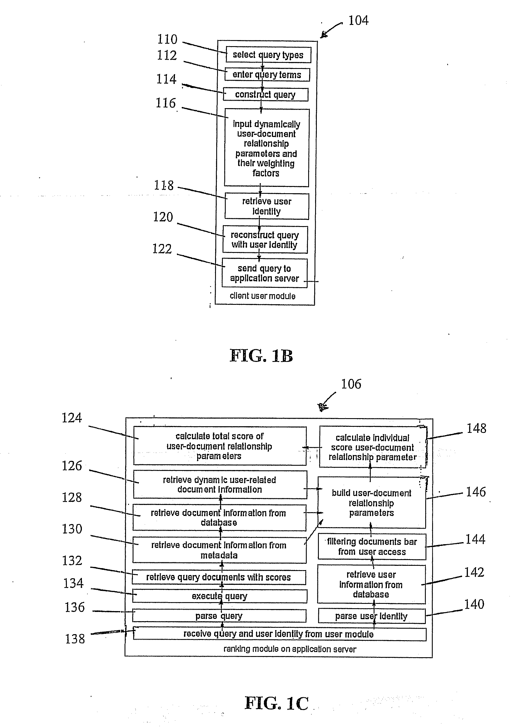 Method for a networked knowledge based document retrieval and ranking utilizing extracted document metadata and content