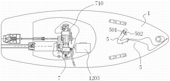 Power Surfboard Cable Control System