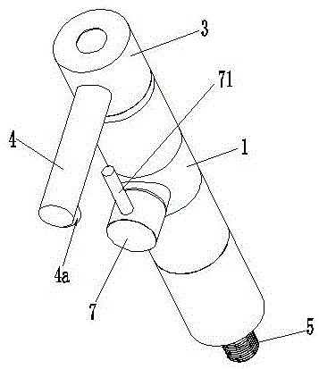 Three-stage filtering water tap