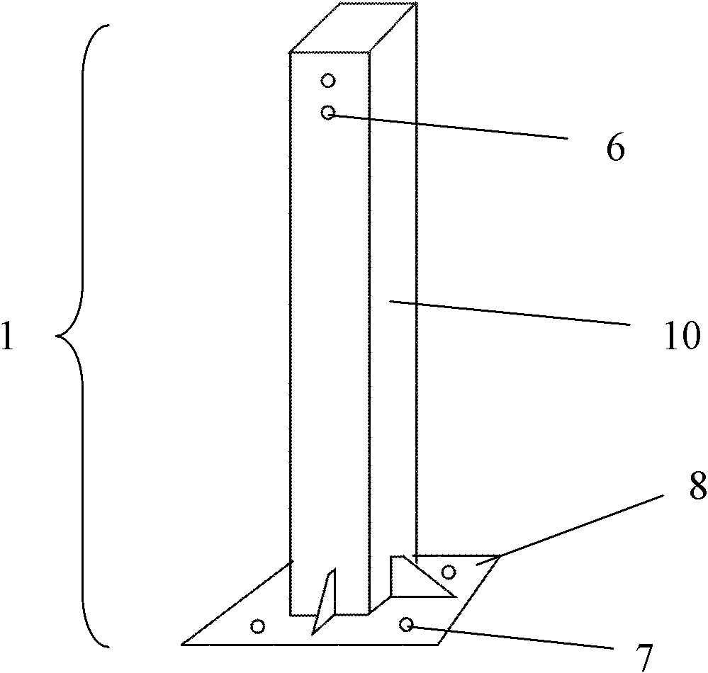 Hanging bag-type chlamydomonas culturing bracket