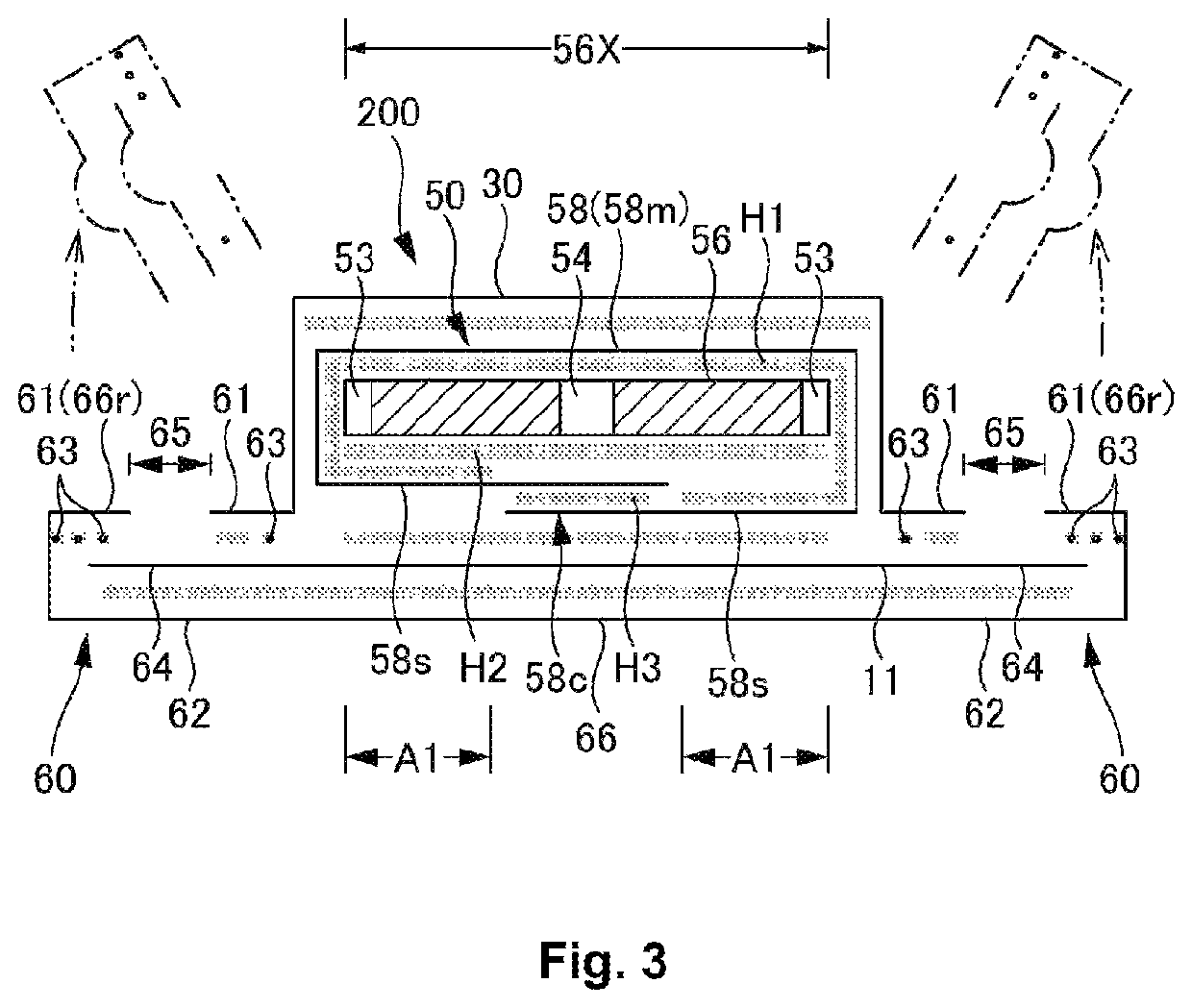 Absorbent article with improved adhesive usage and method of manufacturing same