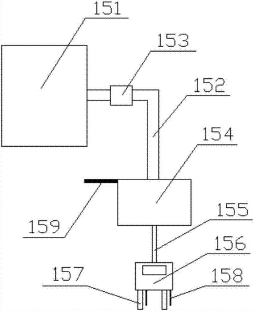 Automatic feeding and water supplying device for poultry breeding