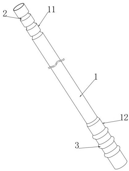 Steel pipe with integrated connecting structure