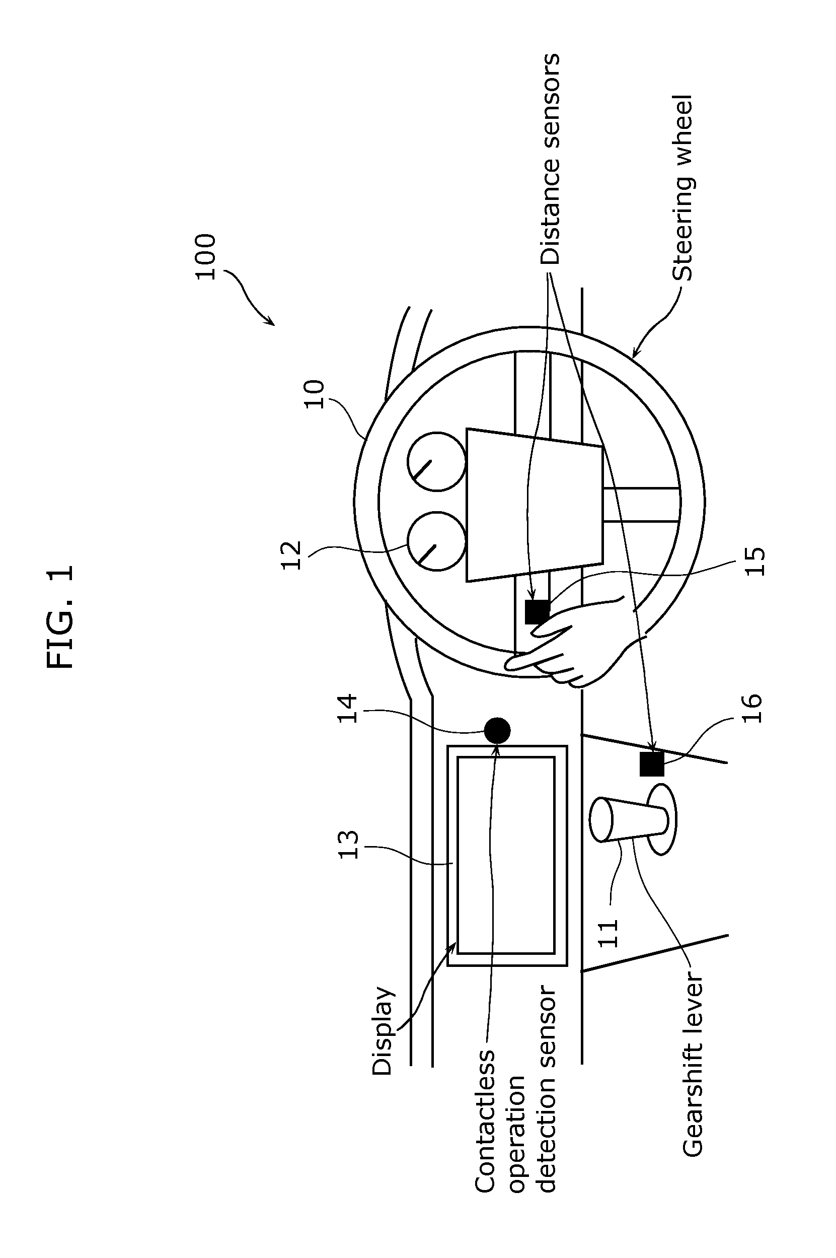 Vehicular input device and vehicular input method