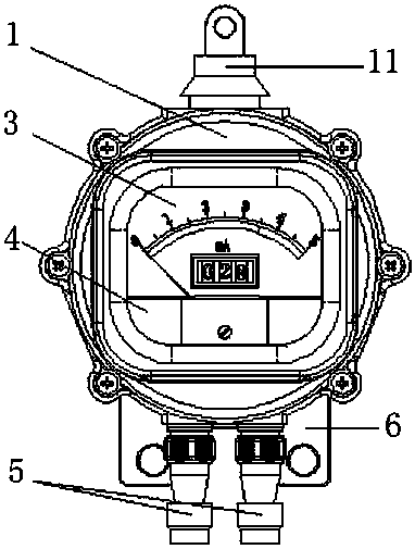 Integrated surge arrester online monitoring device