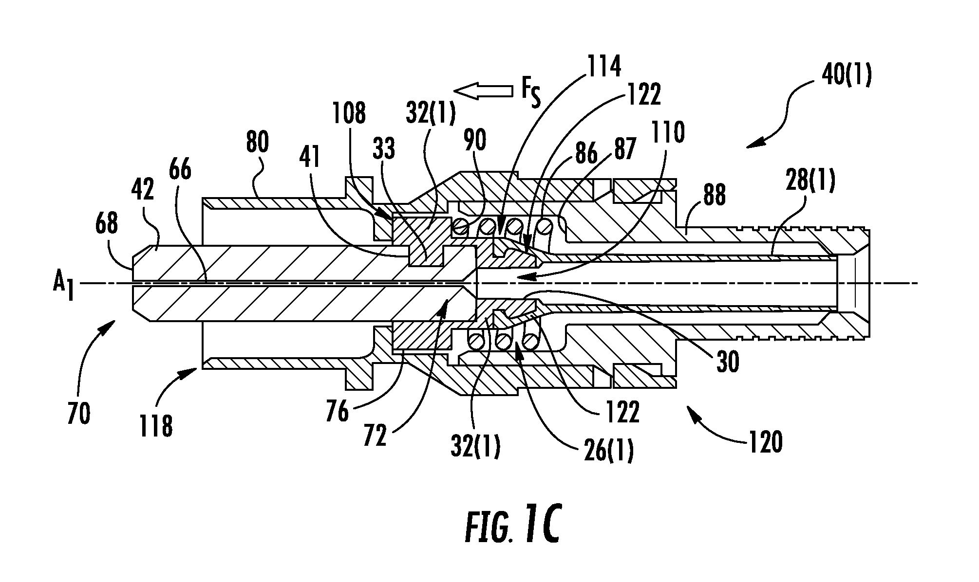 Ferrule holders with an integral lead-in tube employed in fiber optic connector assemblies, and related components, connectors, and methods