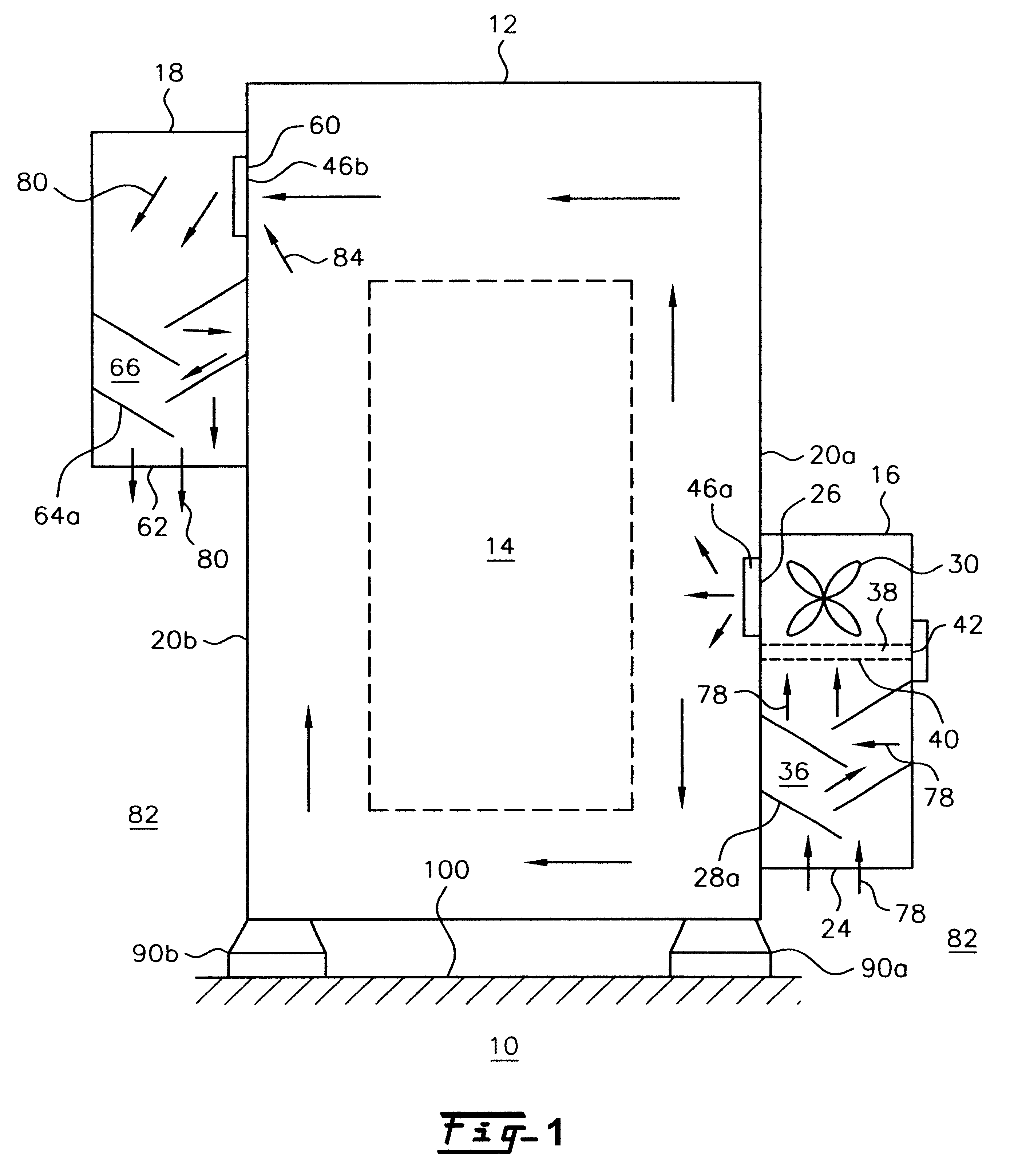 Wash down filtered fan apparatus