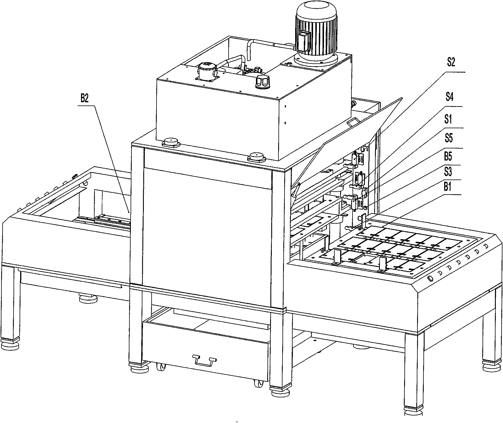 Waste removal all-in-one machine for die cutting paper product