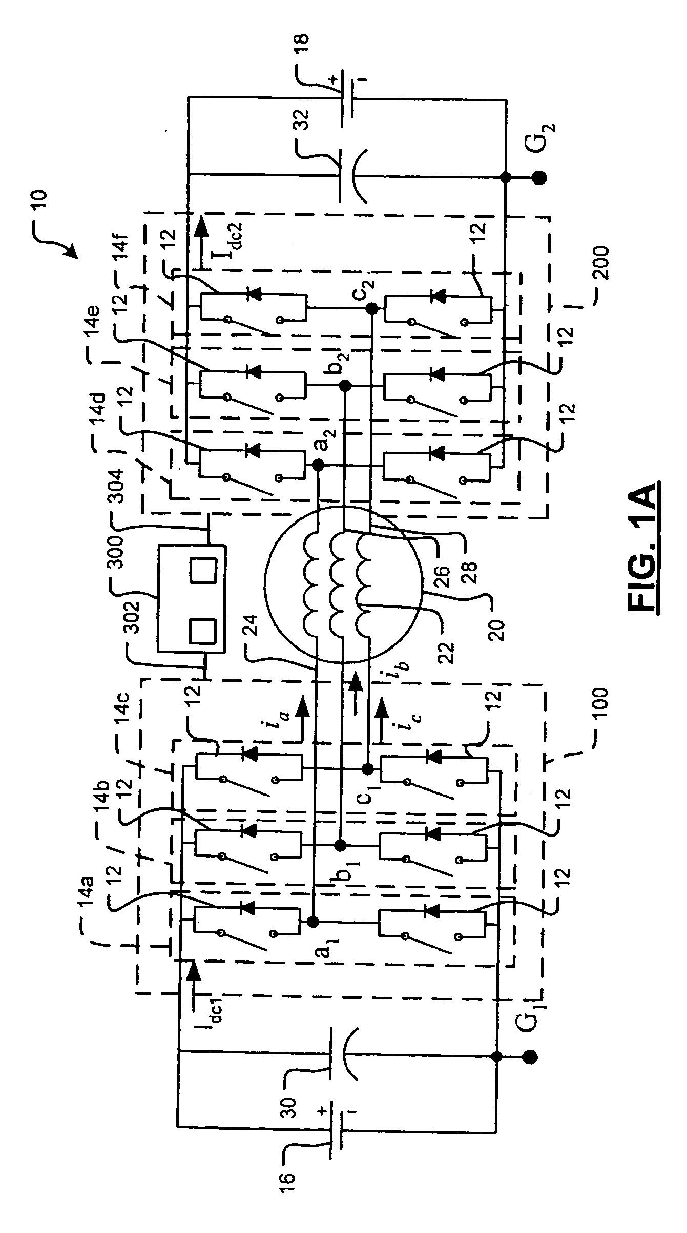 Unified power control method of double-ended inverter drive systems for hybrid vehicles