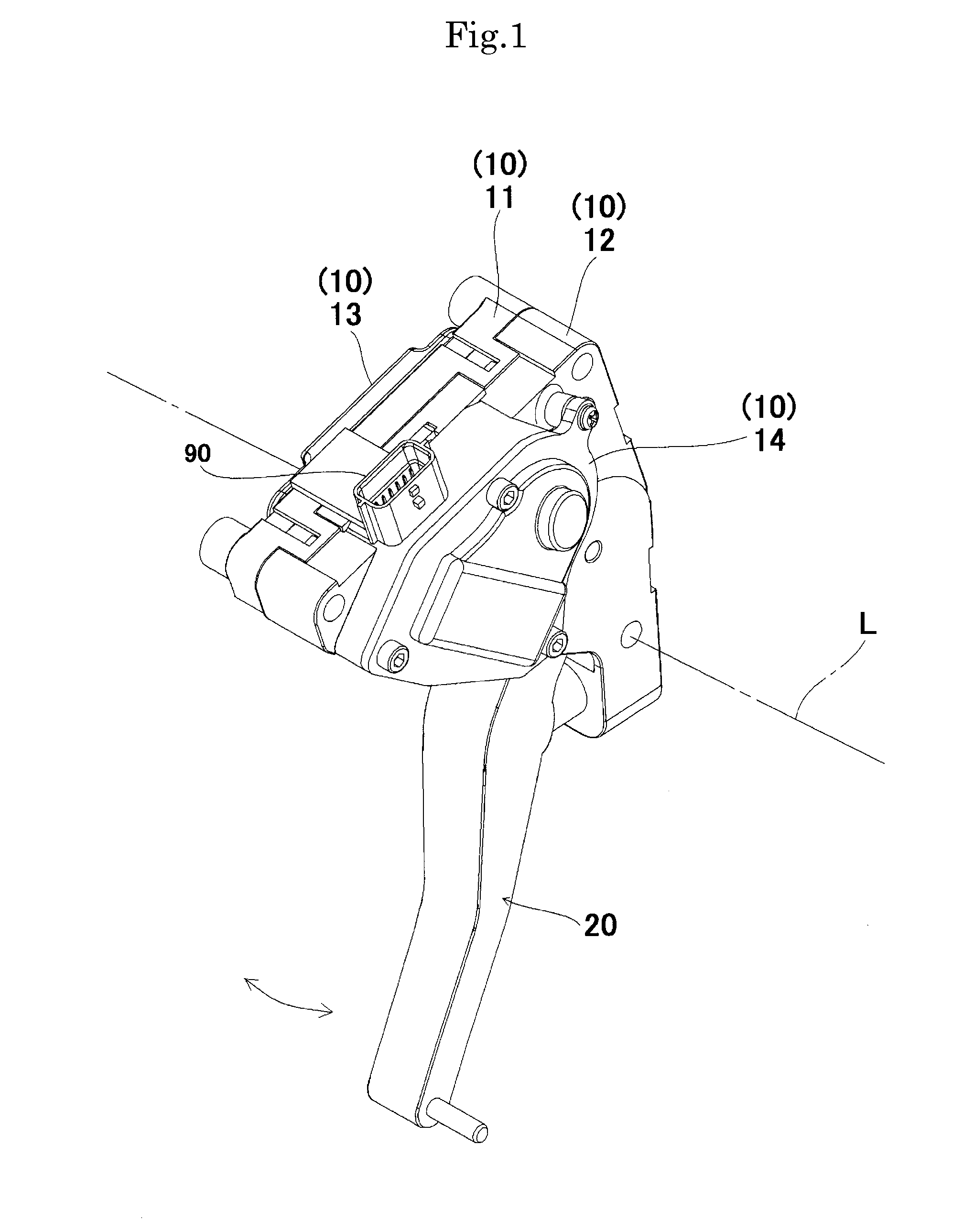 Accelerator pedal device