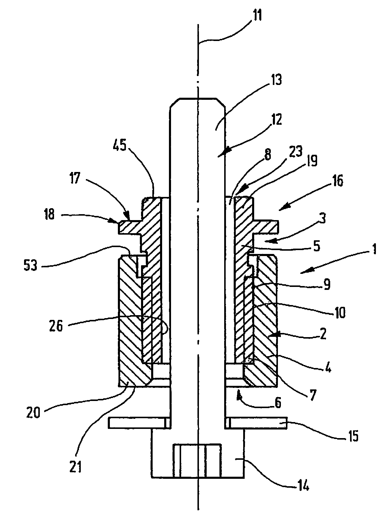 Tolerance compensation element