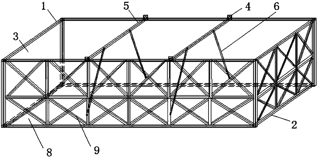 Model box used for large scale dimension shaking table test, model experiment device used for large scale dimension shaking table test and usage method of model experiment device