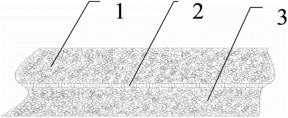 Material with characteristics of fire retardation, thermal insulation and wave absorption, and preparation method thereof