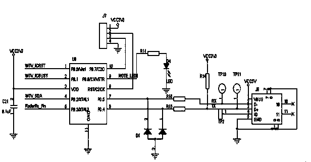 Simplex-duplex automatic adapted circuit and system of portable navigation devices