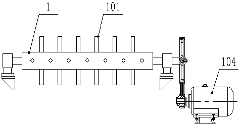 Inorganic mixture high-speed stirring mechanism and application method thereof