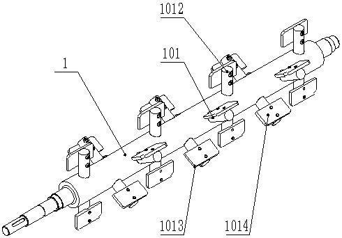 Inorganic mixture high-speed stirring mechanism and application method thereof