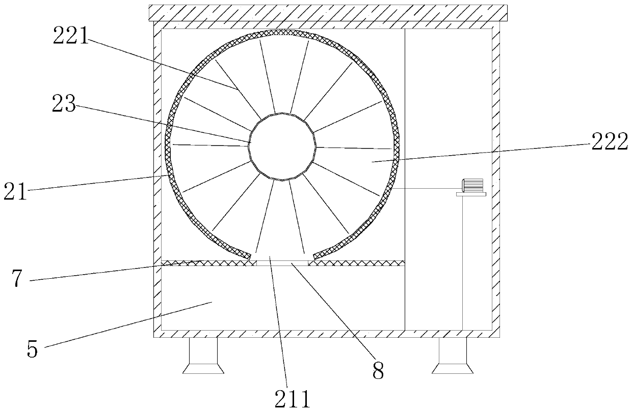 Unmanned vending machine capable of discharging goods in rotating disc mode and goods discharging method thereof