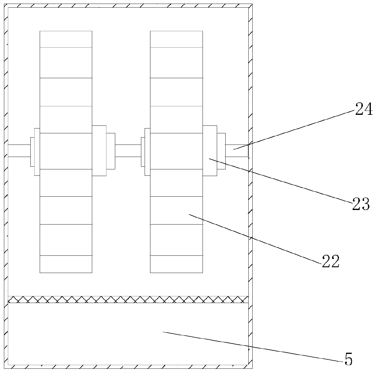 Unmanned vending machine capable of discharging goods in rotating disc mode and goods discharging method thereof