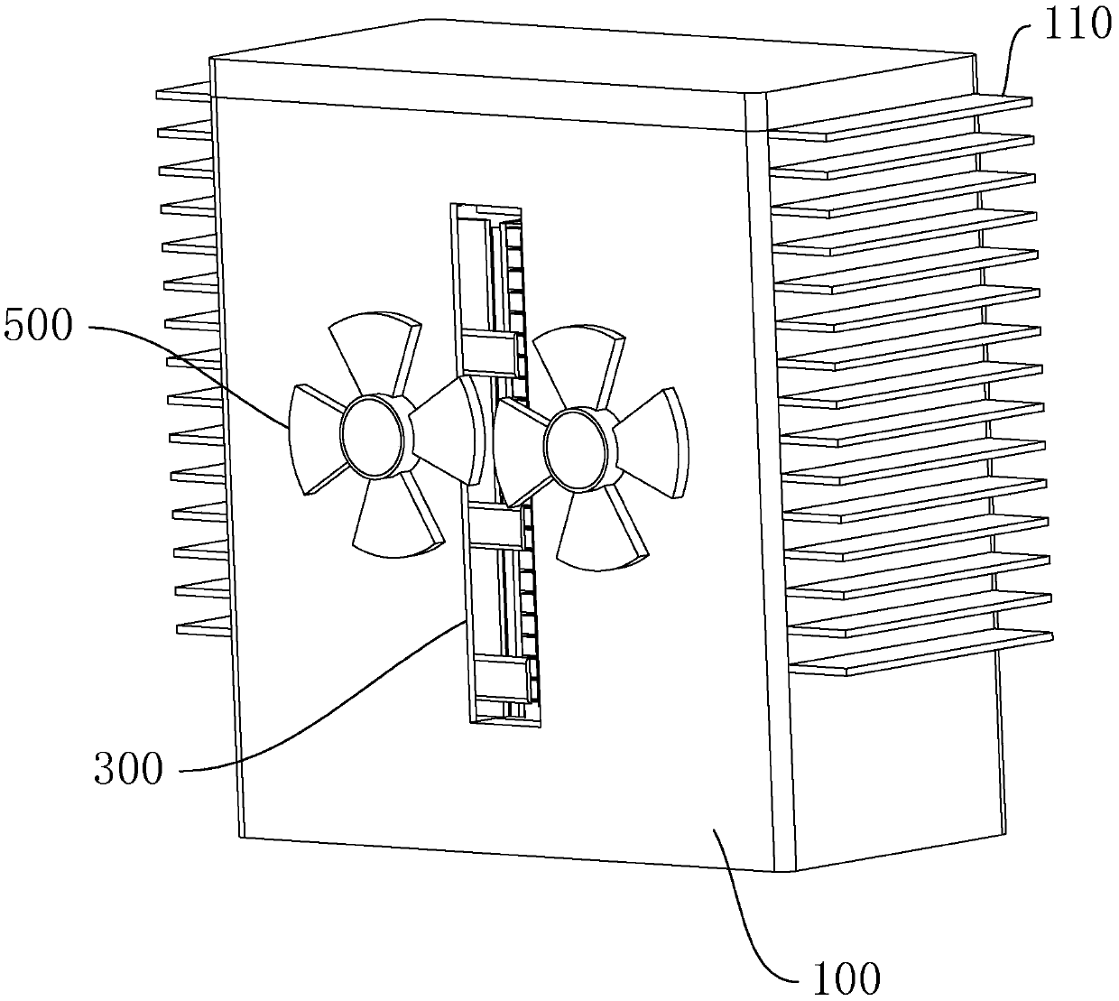 Power battery device capable of inhibiting thermal runaway