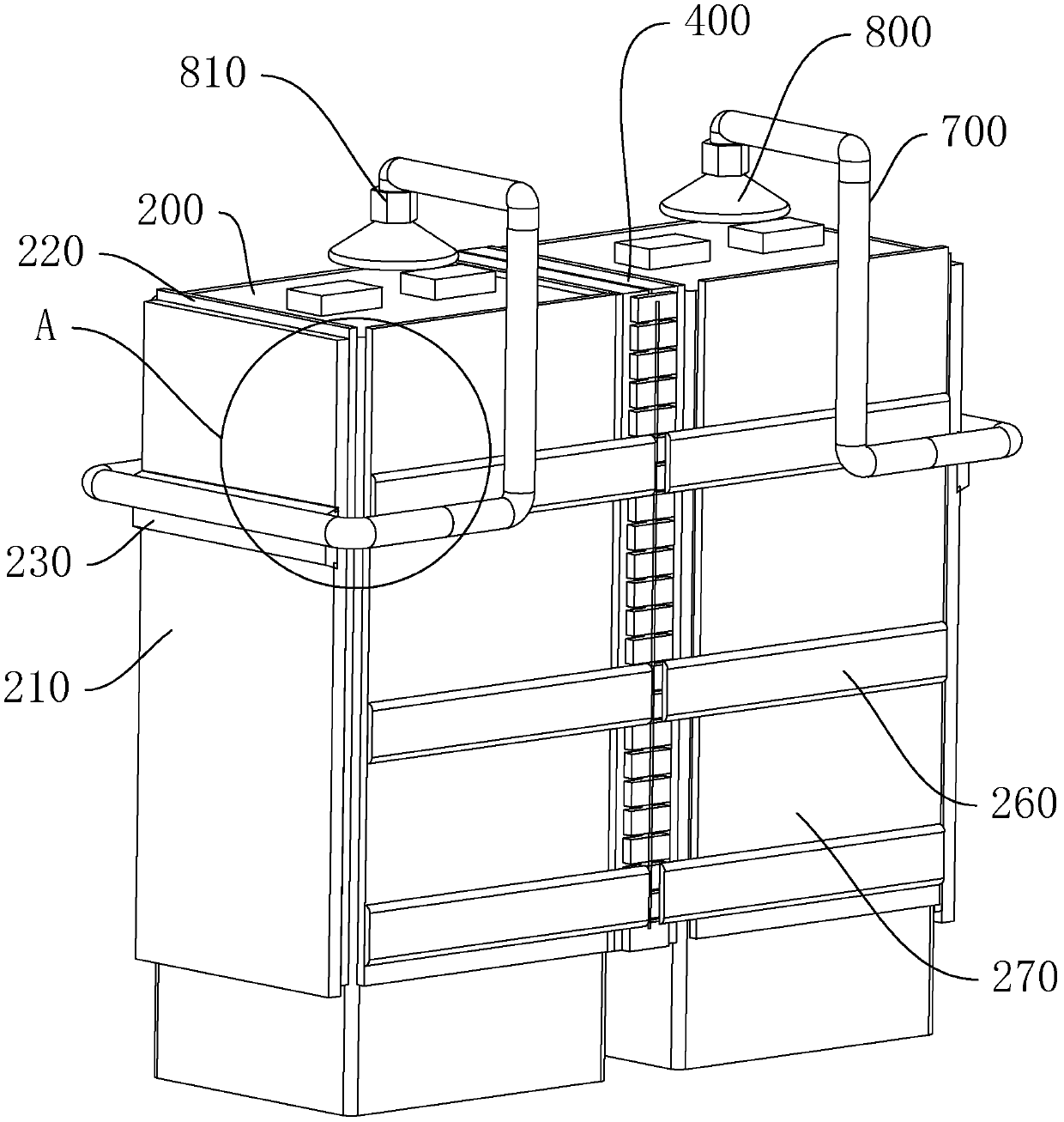 Power battery device capable of inhibiting thermal runaway