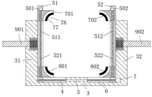 Steel pipe fixing device