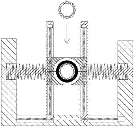 Steel pipe fixing device