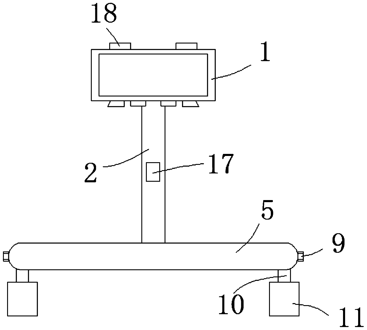 Intelligent drug identification broadcast device for medication cart and installation method thereof