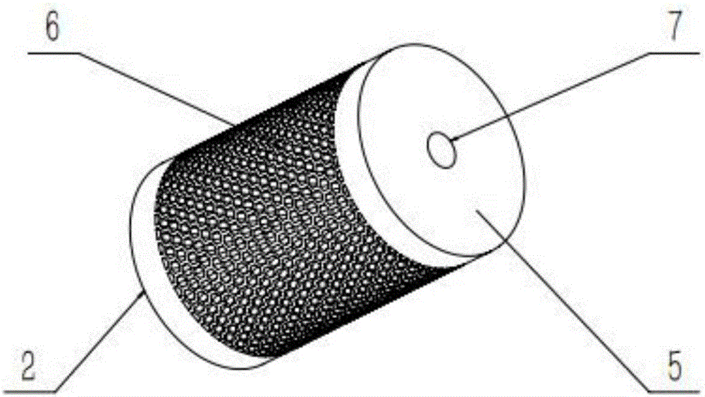 Compact cylindrical ion exchange membrane fuel cell and preparation method thereof