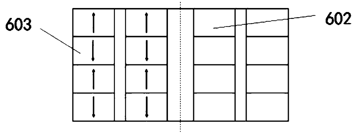 Quasi zero stiffness vibration isolator using multilayer squeezing type magnetic spring and oscillating bar