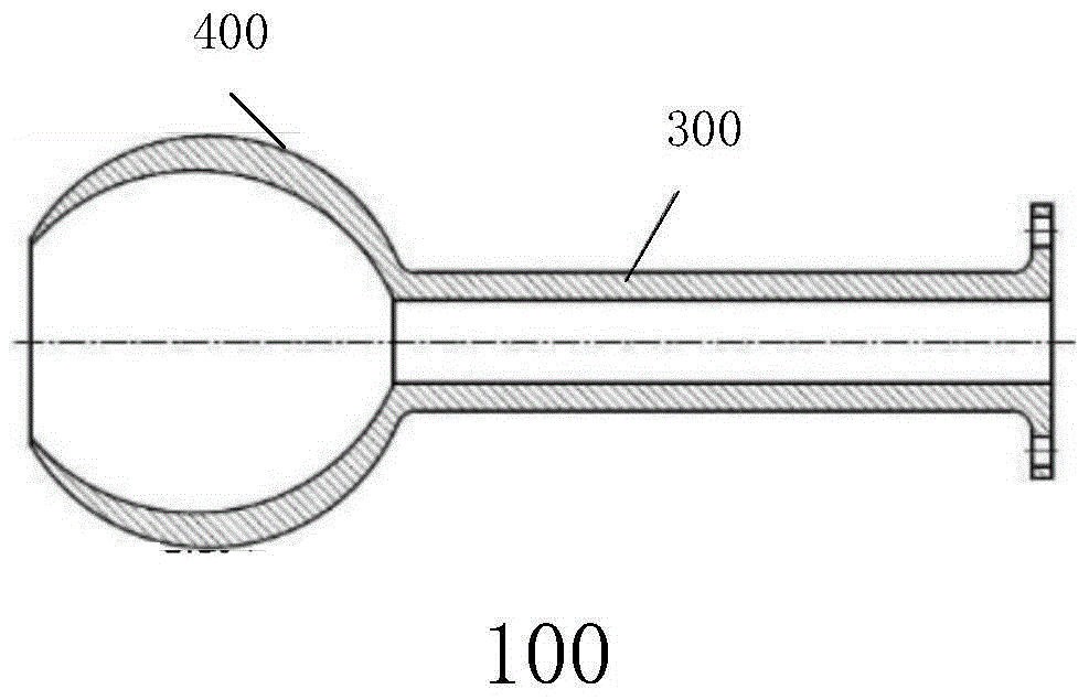 Applicable to the connecting device between the outer handle of the space vehicle and the exposed load