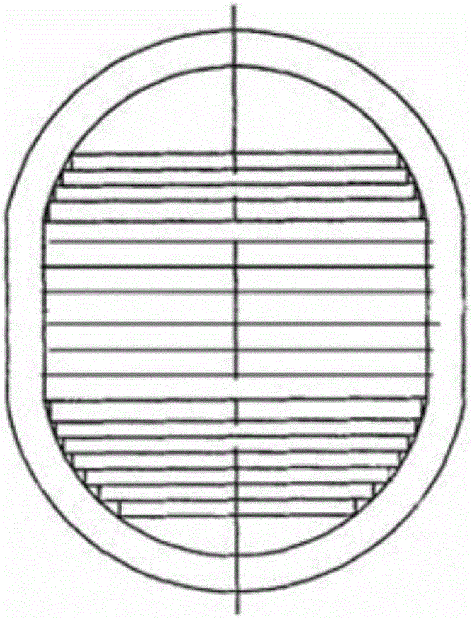 Iron core structure of distribution transformer special for electric vehicle