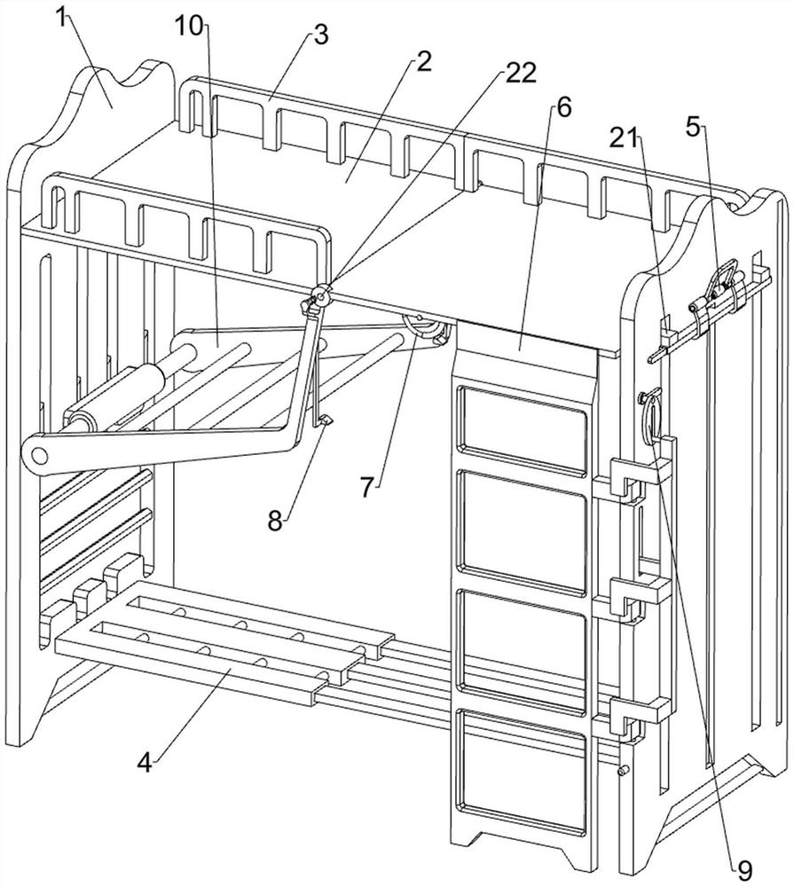 Multifunctional space-saving foldable apartment bed