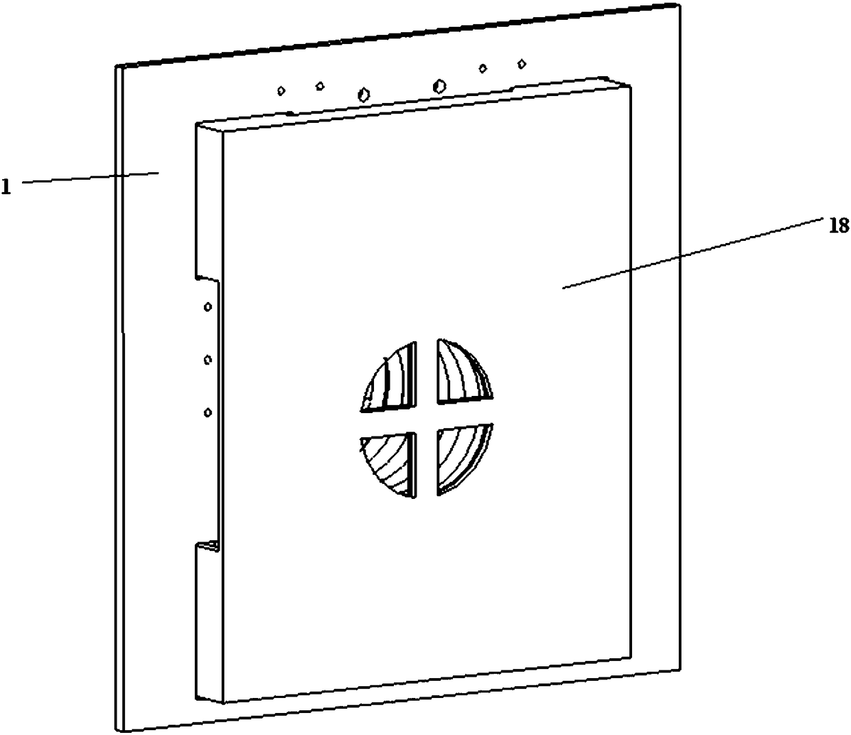 A clamping and releasing device for separating master and slave spacecraft from each other in orbit