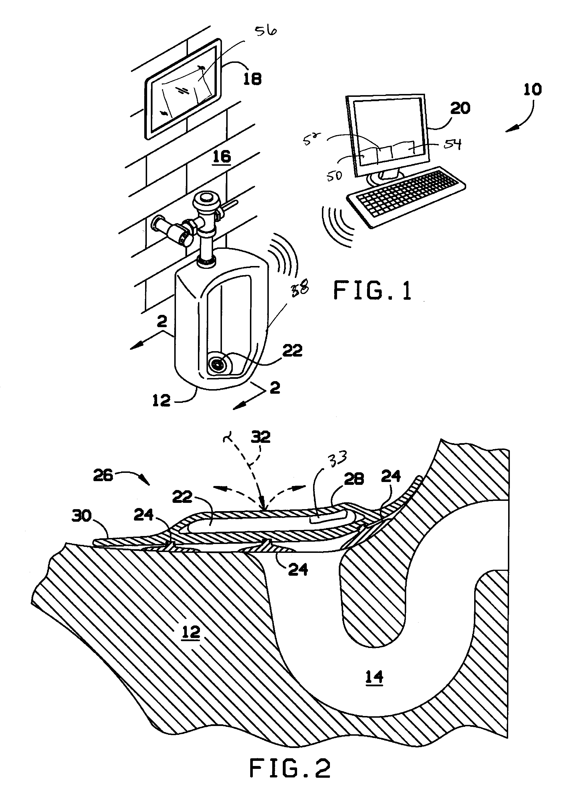 Urinal gaming system