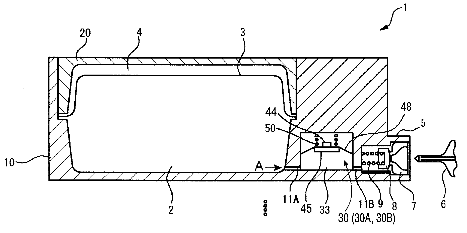 Liquid residual amount detection apparatus for liquid container