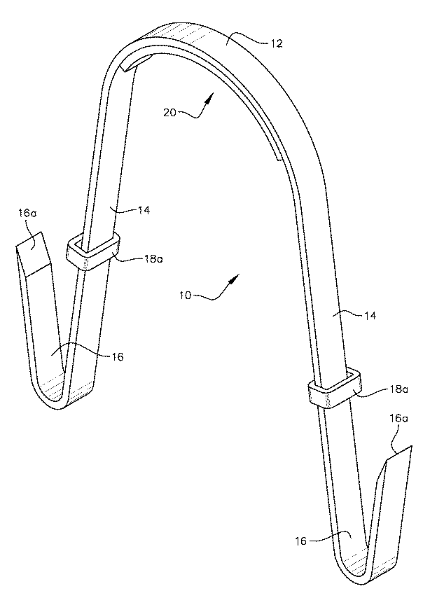 Device for carrying bags without the use of hands