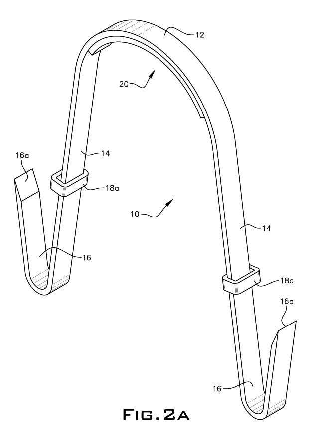 Device for carrying bags without the use of hands