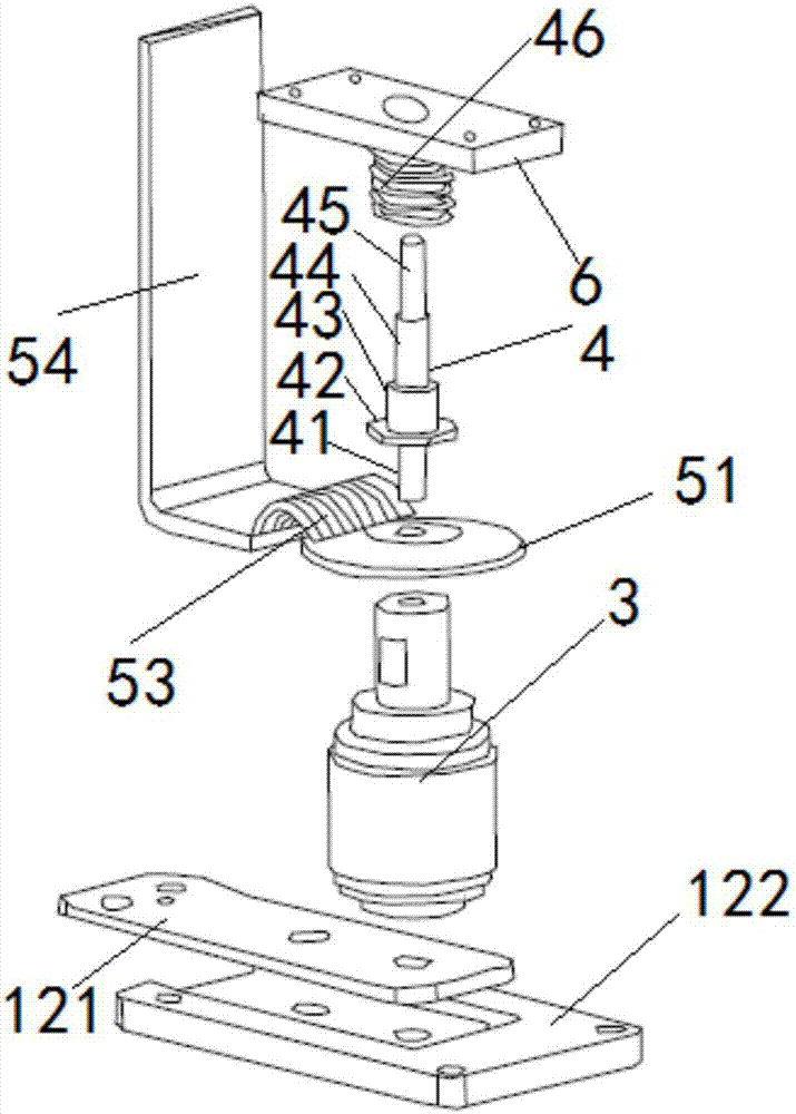 Electromagnetic repulsion mechanism built through angle steel